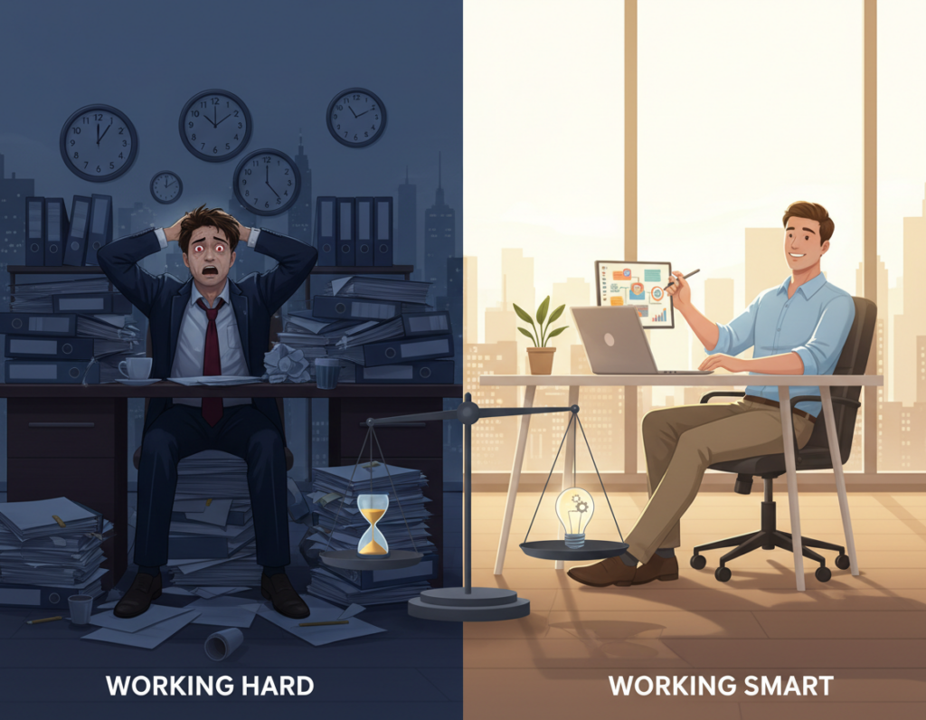 The Difference Between Working Hard and Working Smart